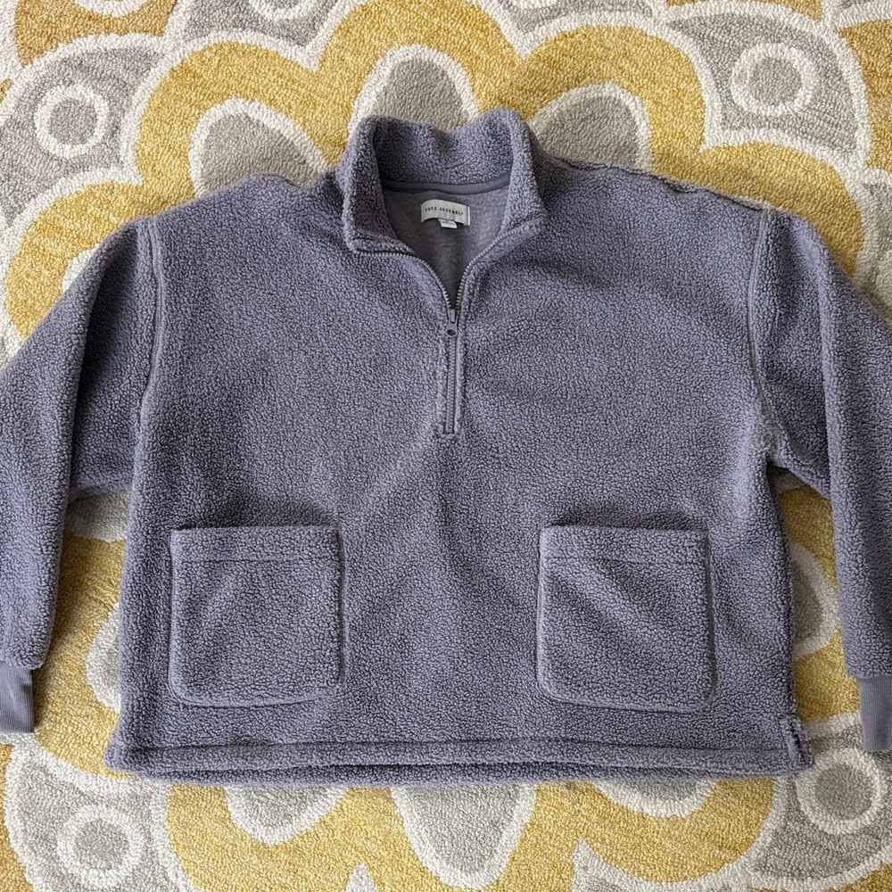 Free Assembly Lavender Women’s Quarter-Zip Sweater